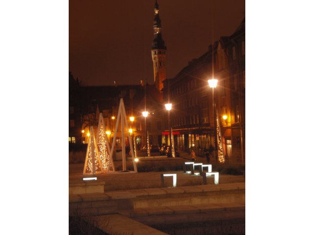 Vaade jõulu Raekoja platsile